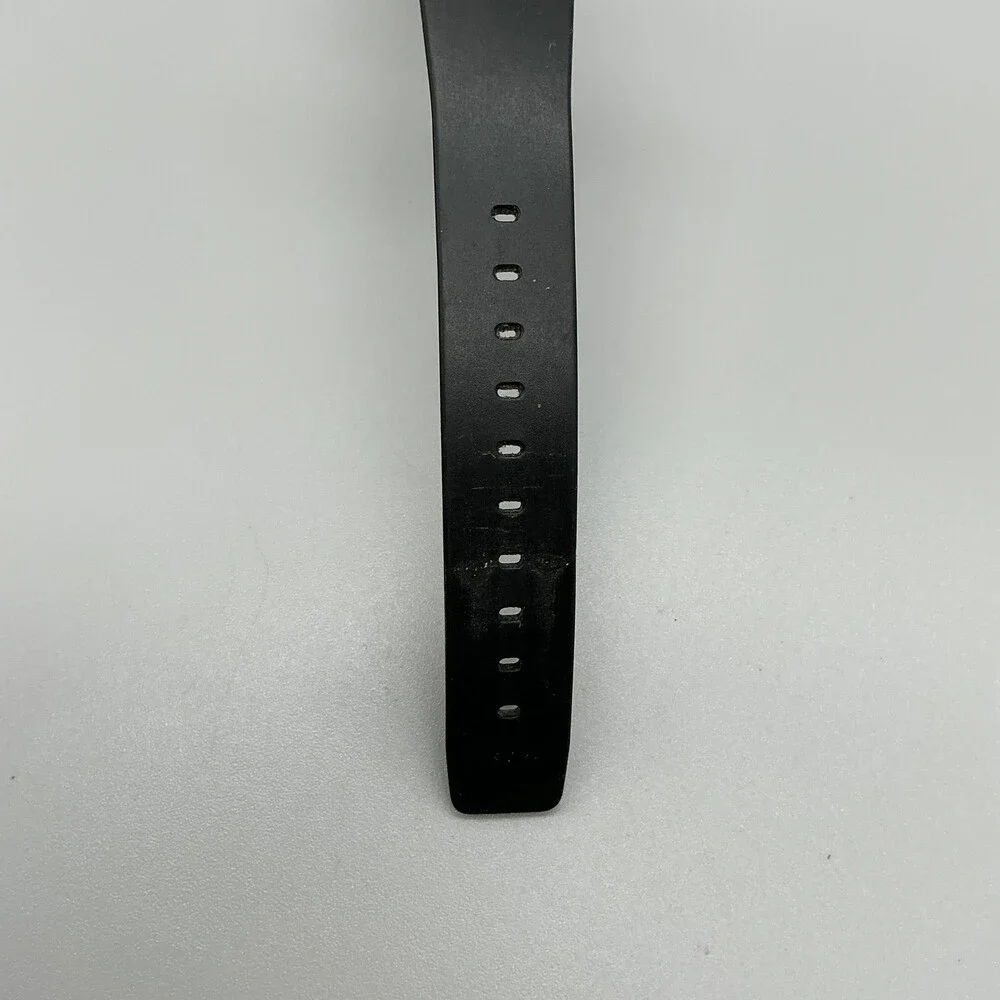 Armitron Awatch Mens Watch 34mm Black Dial Red Bezel Swiss 450.111 New Battery